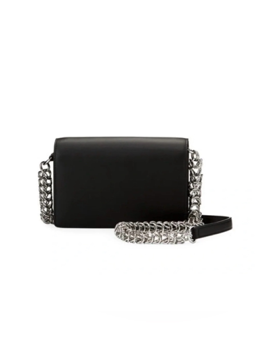 NEW Alexander Wang Black Attica Biker Smooth Calf Shoulder Bag.